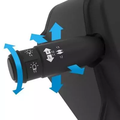 Volant de simulation agricole HORI - PC - 340mm - 900° rotation - 76 boutons Volant de simulation agricole HORI - PC - 340mm - 900° rotation - 76 boutons