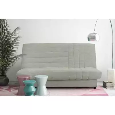 Clic-clac beige velours côtelé 3 places - 130 x 190 cm