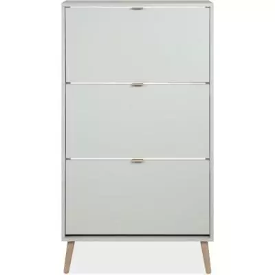 Rangez vos chaussures avec style - Meuble à chaussures VIGO 49A - Vert pastel