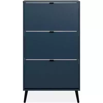 Meuble à chaussures VIGO 49A - Bleu nuit - Design élégant Meuble à chaussures VIGO 49A - Bleu nuit - Design élégant