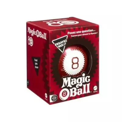 Magic 8 Ball - Édition 80ème anniversaire de Mattel - Jeu de société amusant