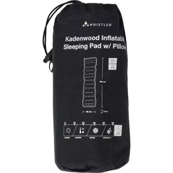 Matelas gonflable - WHISTLER - Kadenwood - Nylon robuste - Oreiller intégré