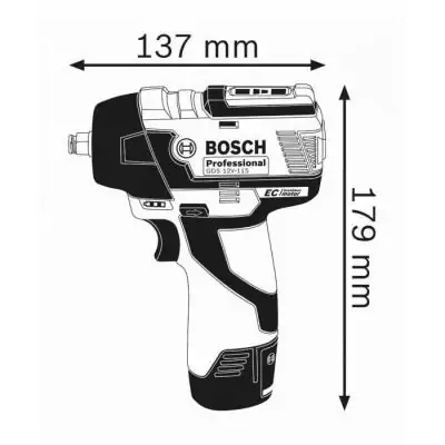 Boulonneuse Bosch Professional GDS 12V-115 - 115 Nm Boulonneuse Bosch Professional GDS 12V-115 - 115 Nm