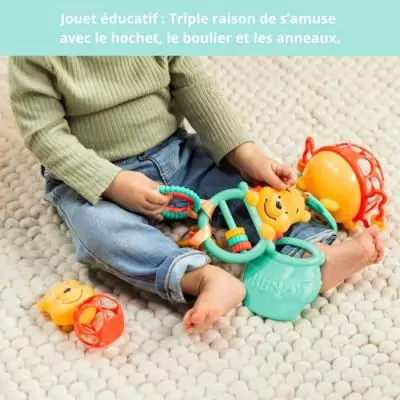 Coffret cadeau naissance Disney Baby Winnie - 5 jouets adorables