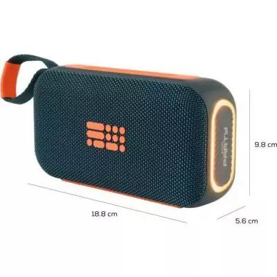Enceinte Bluetooth lumineuse BIGBEN PARTY : Ambiance bleu et orange
