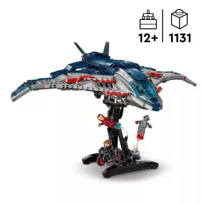LEGO Marvel 76325 Le Quinjet d'Avengers : L'ère d'Ultron - Jeu de construction LEGO Marvel 76325 Le Quinjet d'Avengers : L'ère d'Ultron - Jeu de construction