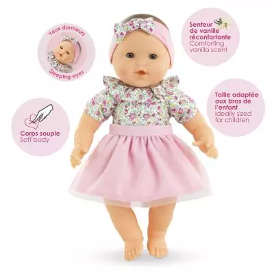 Corolle MON ADORABLE GRAND POUPON JARDIN EN FLEURS