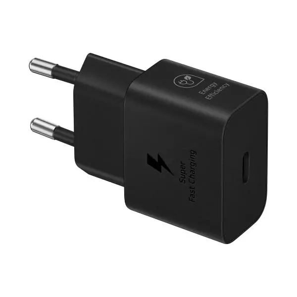 SAMSUNG Chargeur secteur RAPIDE 25W USB C sans câble noir
