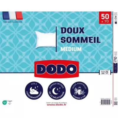 Oreiller DODO DOUX SOMMEIL 50 x 70 cm