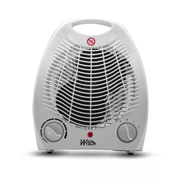 Chauffage soufflant - 2000W - WARM TECH - 240V - Jusqu'a 15m3 - Blanc