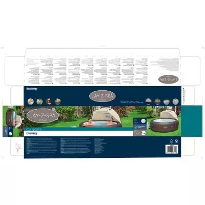 Bestway Lay-Z-Spa 6' x 37" x 43" 1.83m x 94cm x 1.09m Canopy