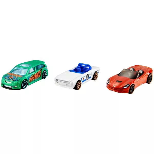 Hot Wheels - Coffret de 3 Véhicules - Petites Voitures - 3 ans et + - Hot Wheels - K5904