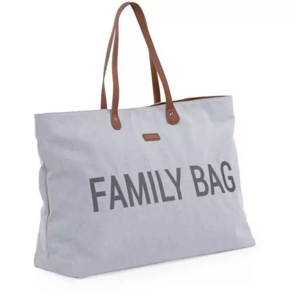 Sac a langer - CHILDHOME - Family Bag - Canvas - Gris