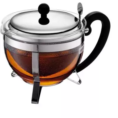 Théière BODUM CHAMBORD 1,3L gris - Élégance et praticité