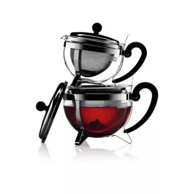 Théière BODUM CHAMBORD 1,3L gris - Élégance et praticité Théière BODUM CHAMBORD 1,3L gris - Élégance et praticité