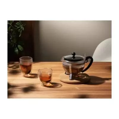 Théière BODUM CHAMBORD 1,3L gris - Élégance et praticité Théière BODUM CHAMBORD 1,3L gris - Élégance et praticité