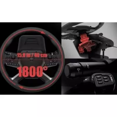 Volant avec boîte de vitesses et pédales - HORI - PC + jeux Truck Simulator Volant avec boîte de vitesses et pédales - HORI - PC + jeux Truck Simulator