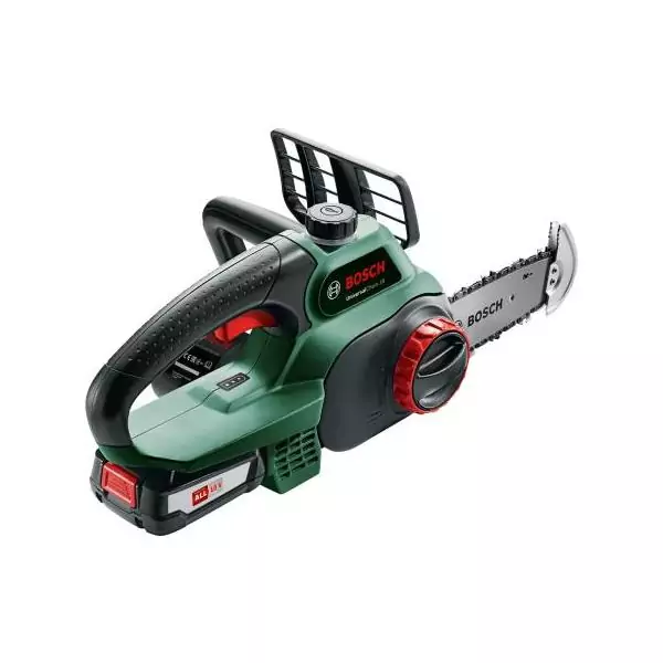 BOSCH Tronçonneuse sans fil - UniversalChain 18 (LIvré avec : 1 batterie 18V 2,5Ah)