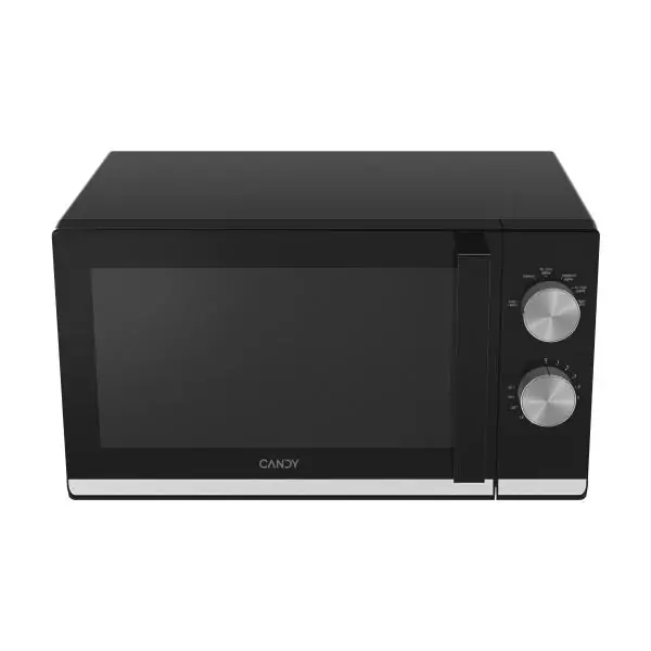 Micro-ondes Candy Moderna CMW20TNMB 700 W 20L Noir - Fonction Décongélation - Plateau Tournant en Verre - 6 Niveaux de Puissan
