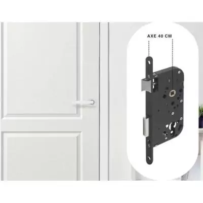 Serrure encastrée YALE Y60R-A40/N - Sécurité porte entrée