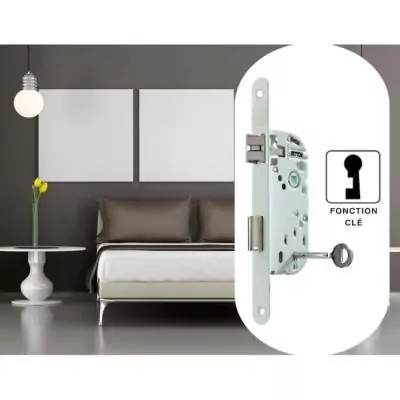 Serrure encastrable YALE Y75R-A40/B/SC - Sécurité NF Niveau 2 - Blanc