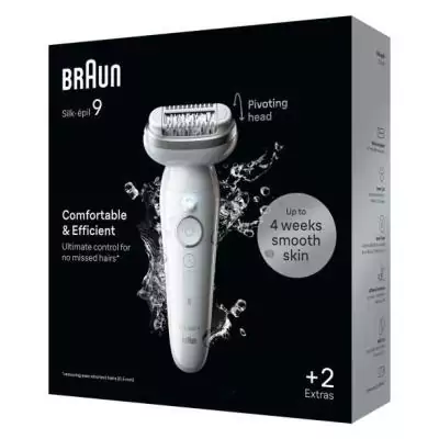 Braun Silk-épil 9 BR2-225328 épilateur 40 pince(s) Gris, Blanc