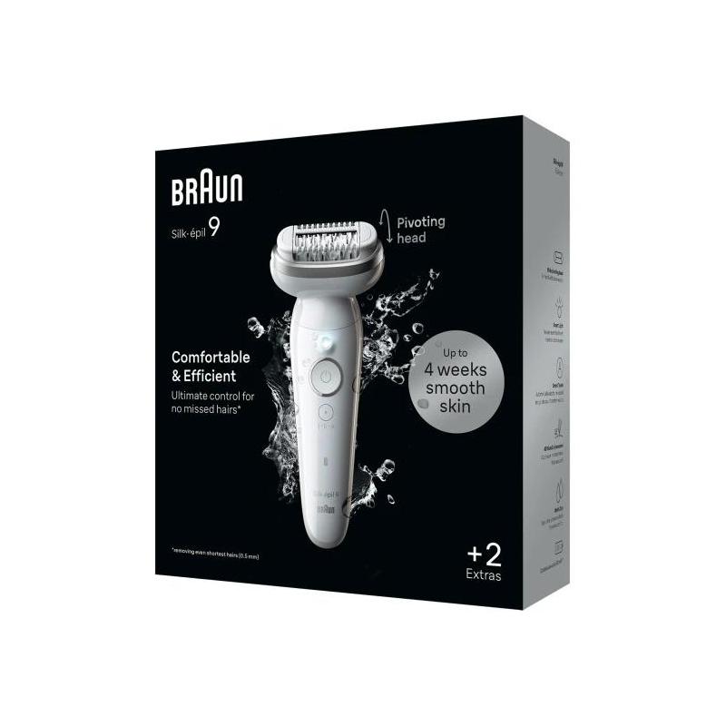 Braun Silk-épil 9 BR2-225328 épilateur 40 pince(s) Gris, Blanc