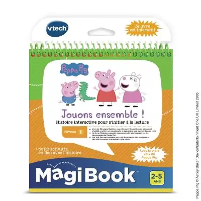 VTech MagiBook - PEPPA PIG, JOUONS ENSEMBLE !