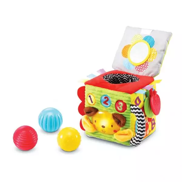 Jouet d'éveil sensoriel VTECH BABY - Cube interactif tout doux en tissu - Mixte - Des 3 mois
