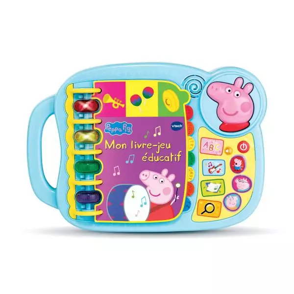 Livre-Jeu Educatif VTECH - Peppa Pig - Sons amusants - 14 pages d'histoires et de jeux