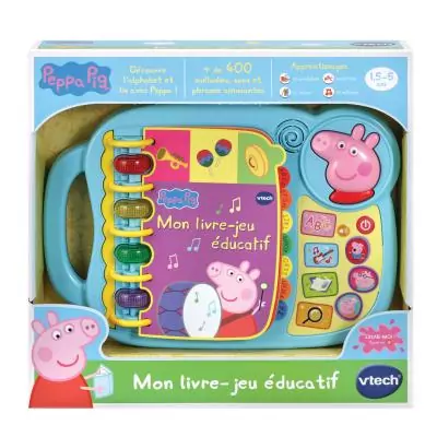 VTech PEPPA PIG - MON LIVRE-JEU ÉDUCATIF
