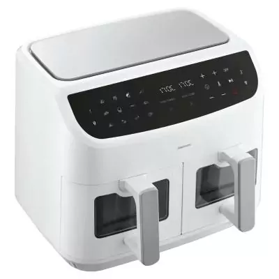 MEDION LIFE P20 Double 8,7 L 2600 W Friteuse d’air chaud Blanc