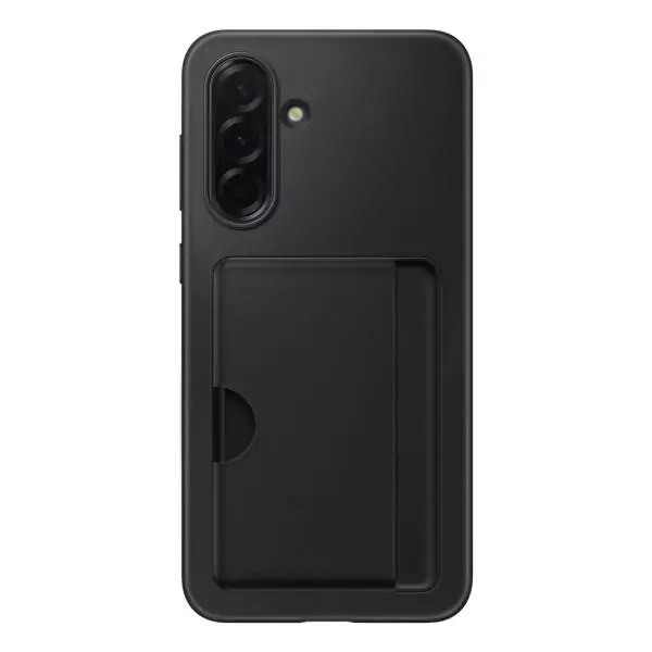 Coque et étui téléphone mobile Samsung arriere avec porte-carte Galaxy A36 5G Noir