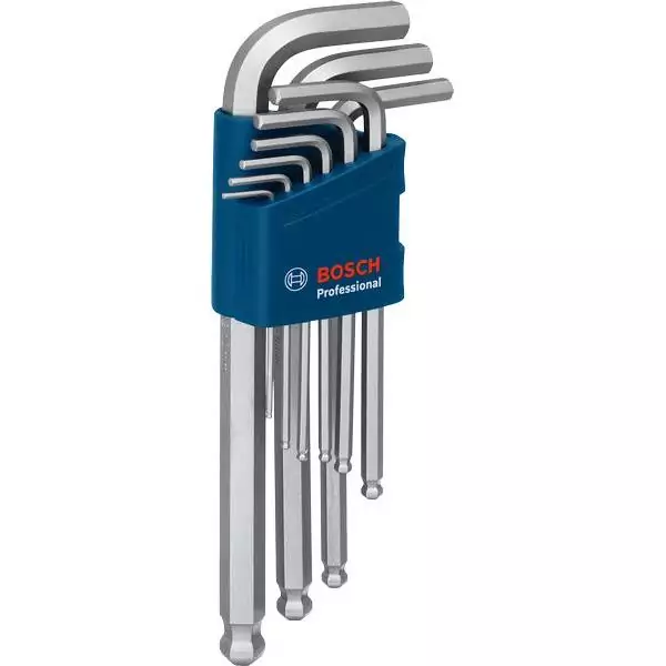 Bosch Professional - Set de 9 clés mâles pour vis a six pans creux