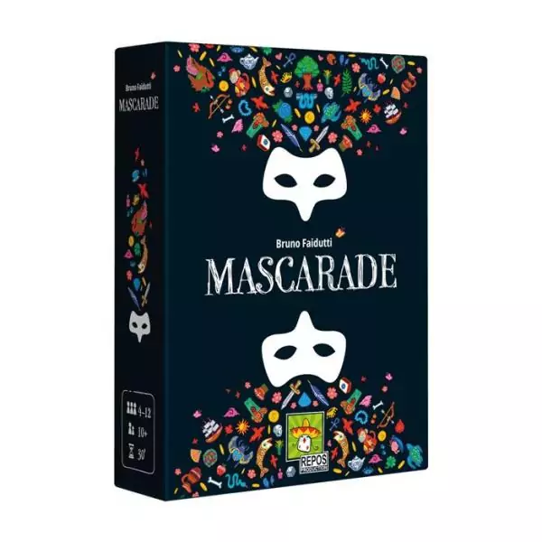 Jeu de stratégie - ASMODEE - Mascarade V2 - Enfant - Bleu - 7 ans et plus