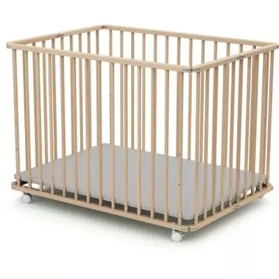 Parc pliant rectangulaire WEBABY CALI 70x100 cm - Pour bébé jusqu'à 24 mois Parc pliant rectangulaire WEBABY CALI 70x100 cm - Pour bébé jusqu'à 24 mois