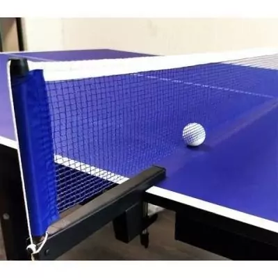 Table ping-pong pliable avec raquettes et balles - Bleu Table ping-pong pliable avec raquettes et balles - Bleu