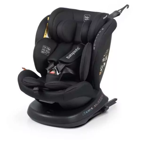 Siege auto - BABYAUTO - RODIA - Groupe 0/1/2/3 - 40 / 150 cm - I-Size Plus - Isofix - Pivotant - Inclinable - Réducteur - Noir