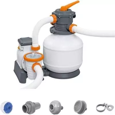 Filtre à sable Bestway 8 327 L/h pour piscines de 1 100 à 54 500 L