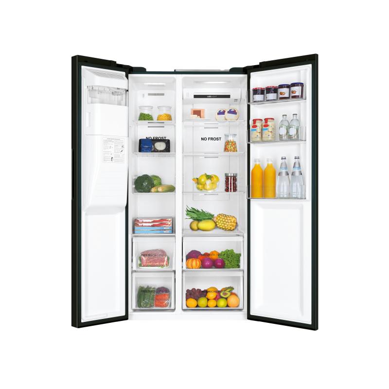 Haier HSR3918EIPB frigo américain Pose libre 515 L E Noir