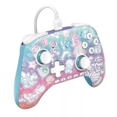 Manette de jeu Nintendo Switch 2 - Royaume champignon by Power A