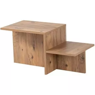 Table basse rectangulaire en pin Atlantique - HARMONY - 80 x 40 x 40 cm