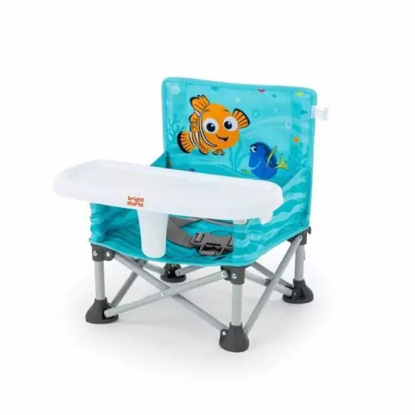 DISNEY BABY -NEMO- Rehausseur de chaise pliable, nomade, de voyage, Léger et facile a nettoyer, Sac de transport inclus