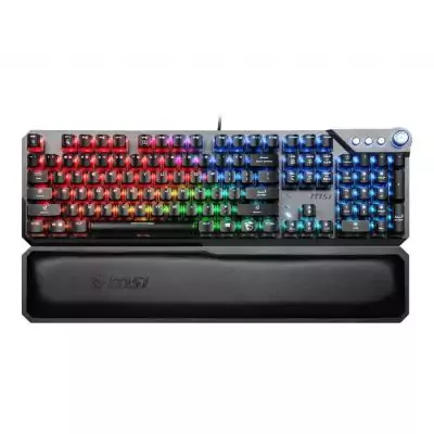 MSI VIGOR GK71 SONIC RED FR clavier Gaming USB QWERTY Français Noir