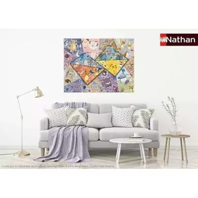 Nathan puzzle 2000 p - Les 16 types de Pokémon