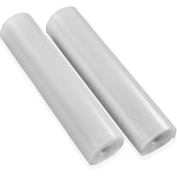 2 rouleaux sous vide 30x600cm Leifheit 3238 - Sac sous vide alimentaire pour la conservation & cuisson avec 56 étiquettes - San