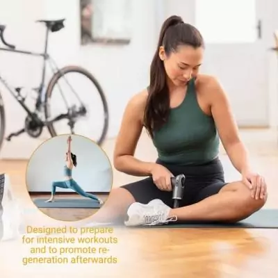 Pistolet de massage chaud & froid - Intensité réglable - Noir Pistolet de massage chaud & froid - Intensité réglable - Noir