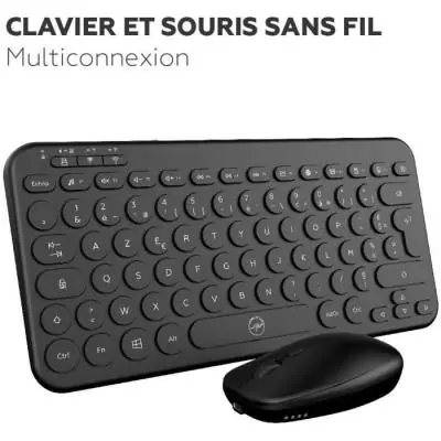 Ensemble clavier souris sans fil - MOBILITY LAB - Compact et pratique