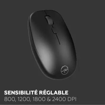 Ensemble clavier souris sans fil - MOBILITY LAB - Compact et pratique