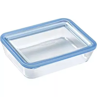 Lot 3 Boîtes Conservation Zero Plastic - PYREX - Verre Rectangulaire 1,5L Lot 3 Boîtes Conservation Zero Plastic - PYREX - Verre Rectangulaire 1,5L